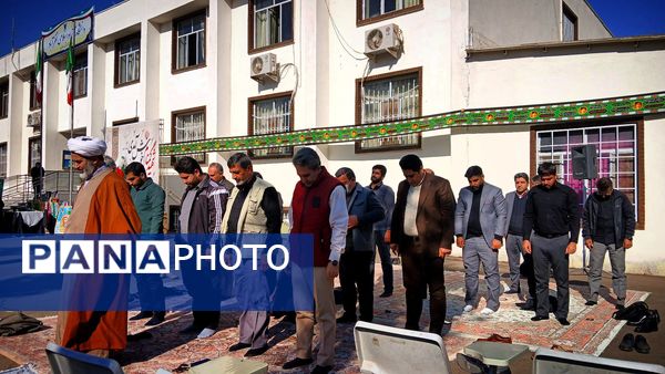 استقبال معنوی دانشگاه آزاد نظرآباد از پیکر شهید گمنام در ایام فاطمیه