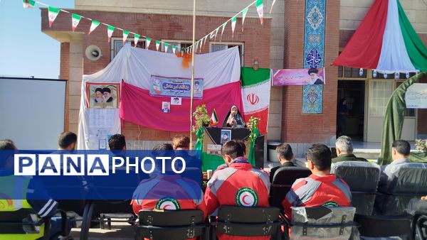 هفته پدافند غیرعامل با مانورهای مختلف این هفته در دبستان حضرت مریم(س) دوره دوم