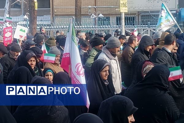 راهپیمایی ۲۲ بهمن در نیشابور 