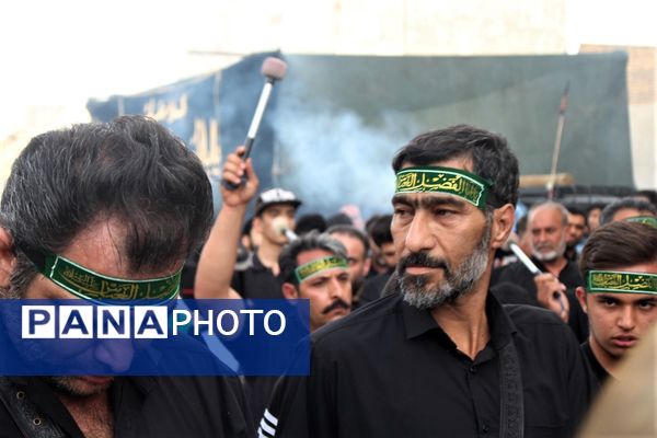 حضور پرشور کودکان قمی در دسته‌های عزاداری روز تاسوعا 