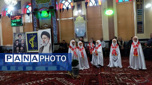 مراسم شهدای خدمت در ایلخچی با حضور دانش‌آموزان پیشتاز