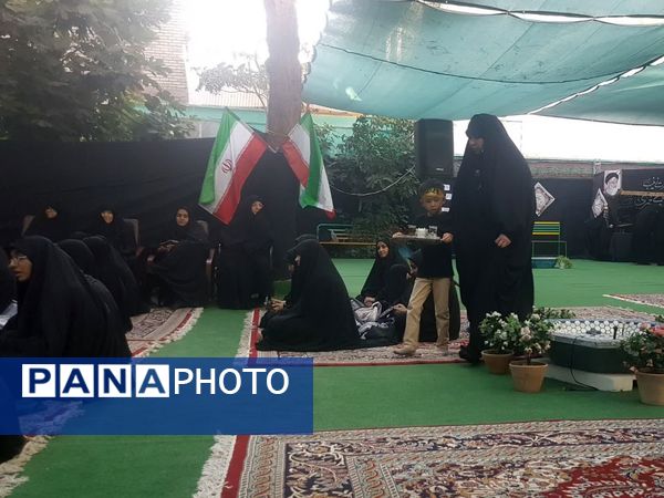 مراسم عزاداری سیدالشهدا دردبیرستان دخترانه امام حسین (ع)