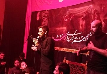 مراسم دهه اول فاطمیه در هیئت أنصار المهدی نیشابور 