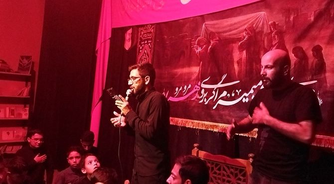 مراسم دهه اول فاطمیه در هیئت أنصار المهدی نیشابور 