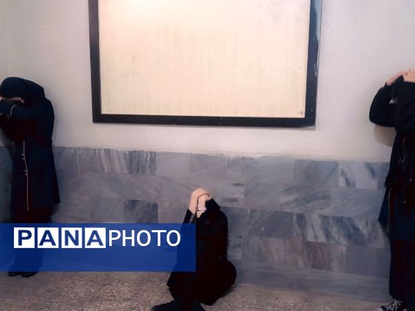  مانور زلزله و ایمنی در مدرسه دخترانه انیس خوش قدم 