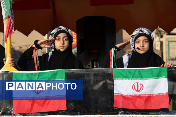 رزمایش اقدار بسیجیان در امیرچخماق یزد