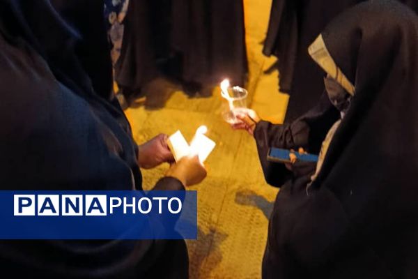 تشییع نمادین حضرت زهرا(س) با اشک و ارادت