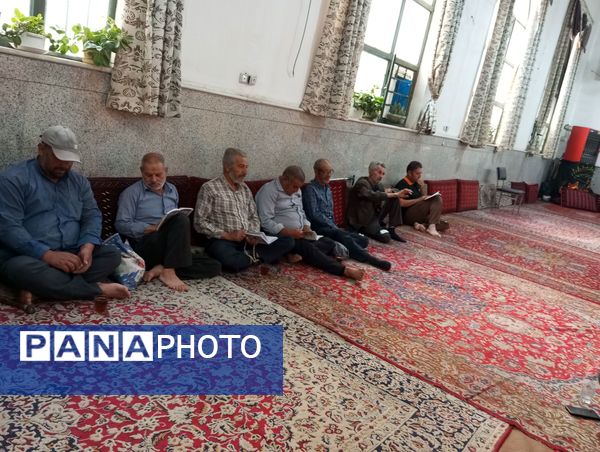 قرائت دعای ندبه در هیئت عاشقان حضرت ابوالفضل نیشابور