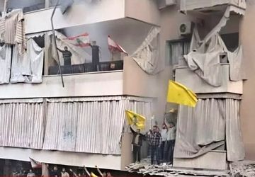 در حمله به ضاحیه بیروت ۵ نفر شهید و ۲۸ نفر زخمی شدند