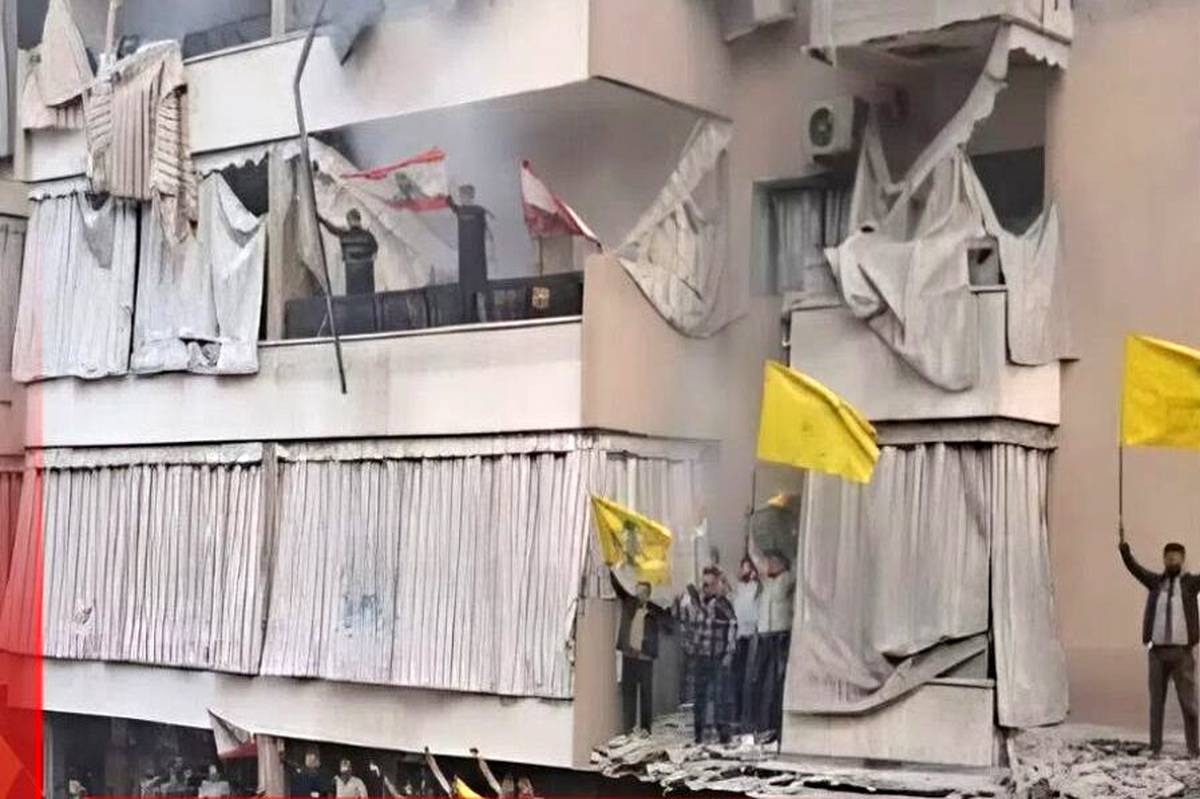 در حمله به ضاحیه بیروت ۵ نفر شهید و ۲۸ نفر زخمی شدند