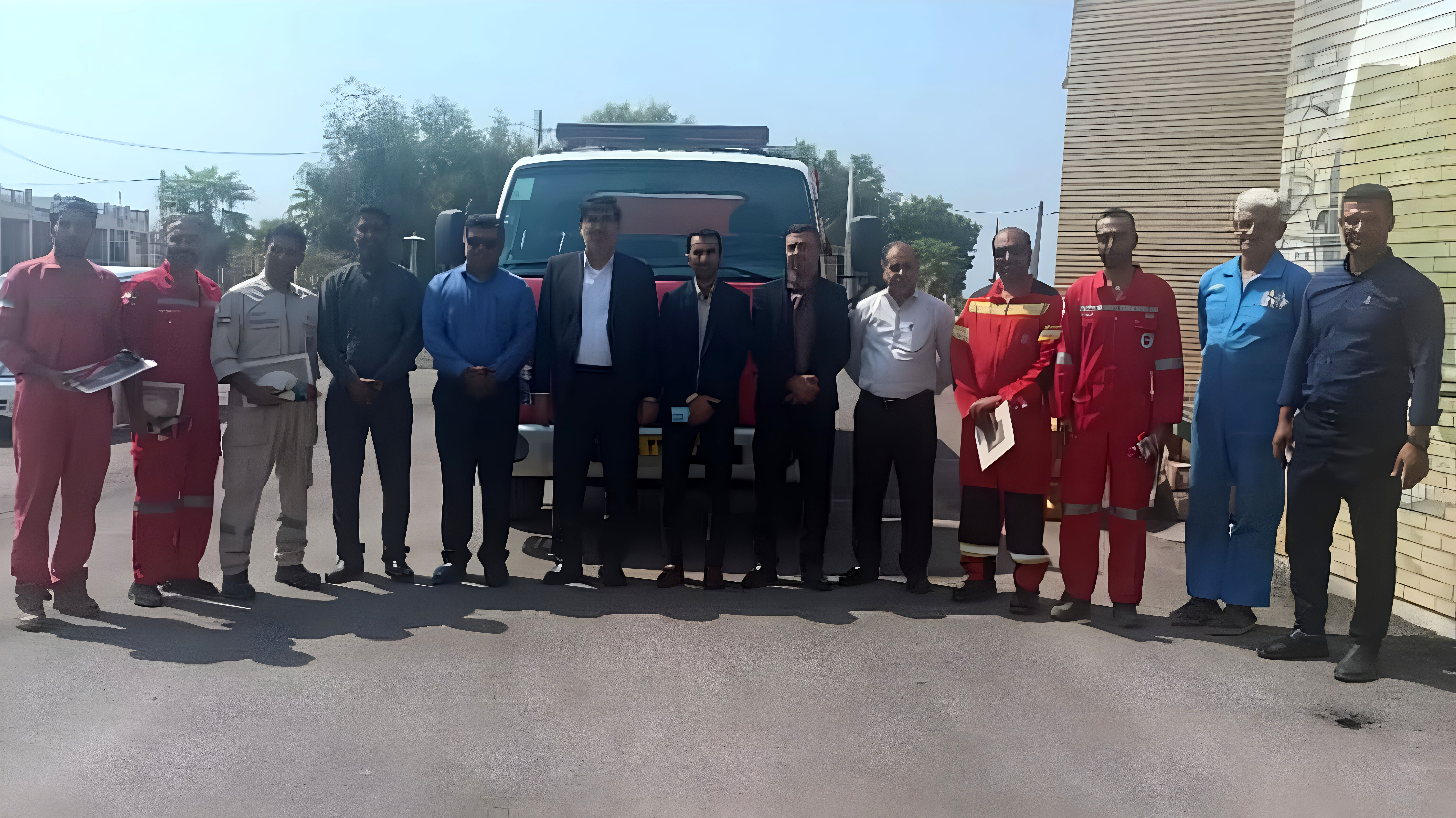 تقدیر فرماندار و شهردار بوموسی از آتشنشانان جزیره