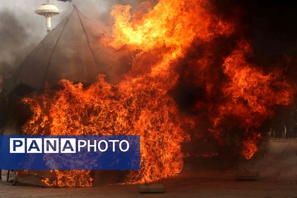 برگزاری تعزیه روز اربعین امامزاده شاه کرم
