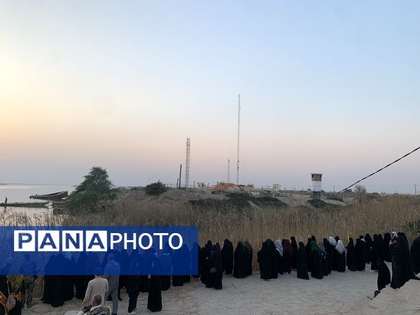 اعزام دانش‌آموزان دبیرستان شاهد شهرکرد به شلمچه