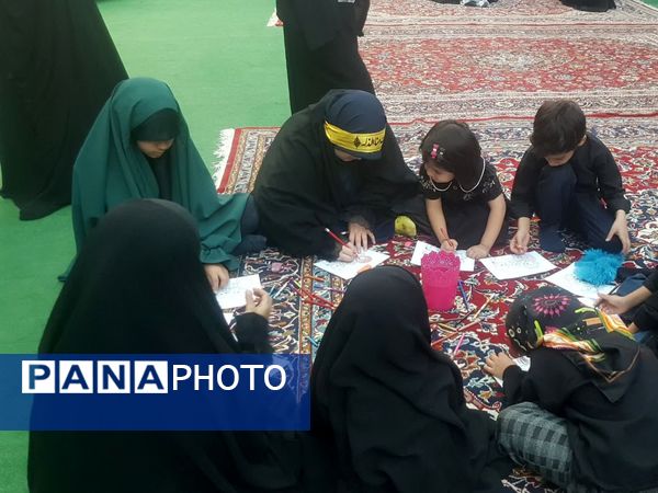 مراسم عزاداری سیدالشهدا دردبیرستان دخترانه امام حسین (ع)