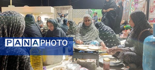 برپایی موکب خودجوش مردمی در مسجد صاحب‌‌‌الزمان لردمنجلی میناب