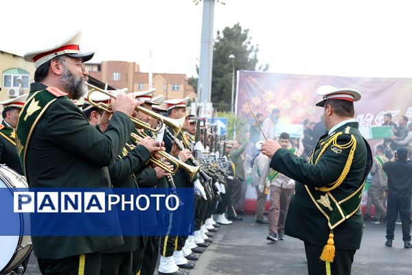 مراسم تشییع شهدای گمنام و یوم الزهرا در کرج