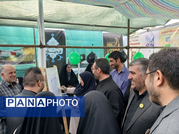 آیین افتتاحیه موکب شهدای دانش‌آموز شهرستان بهار 