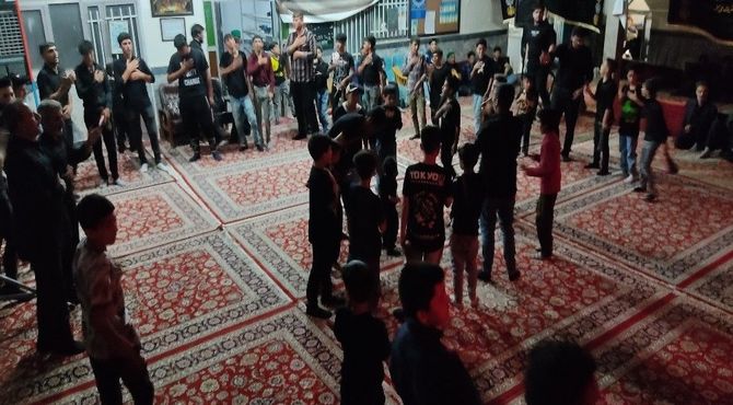 مراسم عزاداری اباعبدالله الحسین(ع) در مسجد جامع شهر بار 