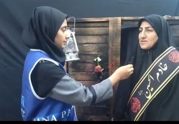 برگزاری اجتماع عزاداران فاطمی در مصلی شهر هشتگرد