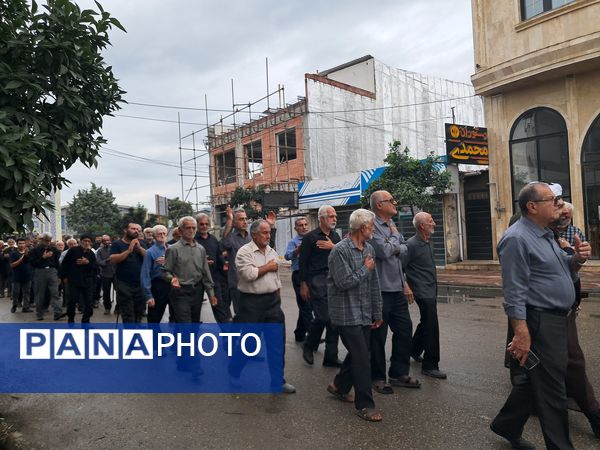 پیاده‌روی جاماندگان اربعین در قائمشهر 