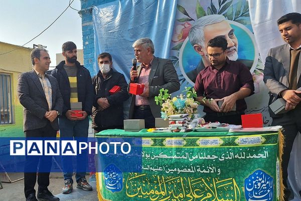 طنین مهر علوی در مدارس پیشوا؛ گرامیداشت میلاد مولود کعبه و روز پدر
