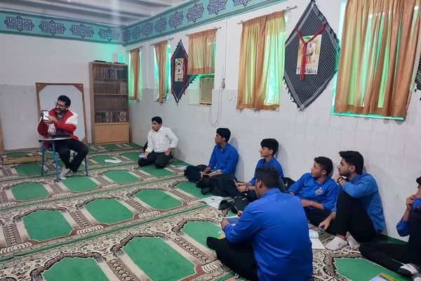 آگاهی‌بخشی درباره پشه آئدس در دبیرستان پسرانه جزیره بوموسی