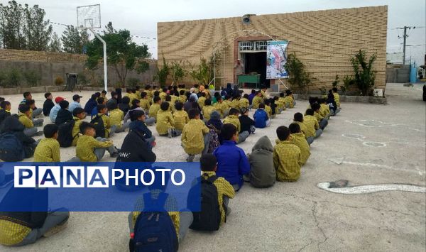 عزاداری مدارس سطح شهرستان خلیل‌آباد به‌مناسبت شهادت شهید سید حسن نصرالله