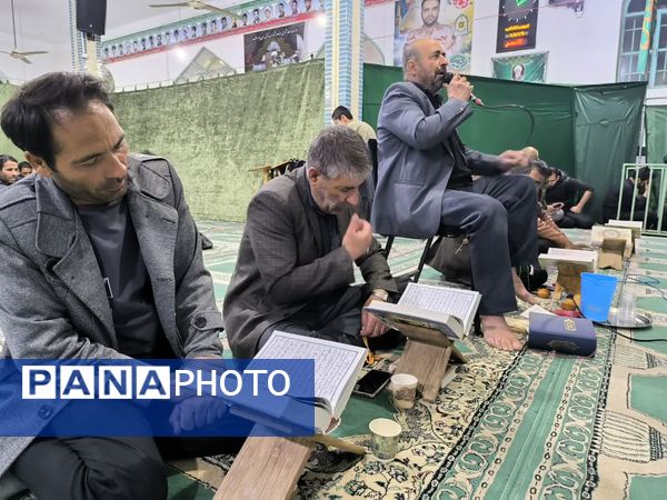 مراسم احیا شب بیست و یکم ماه مبارک رمضان در مسجد امام خمینی(ره) حسن آباد جرقویه