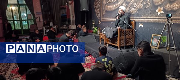 مراسم سینه زنی و دهه دوم فاطمیه در حسینیه شیرزاد نیشابور 