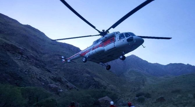 سقوط بالگرد امدادی در اشترانکوه؛ جان دو امدادگر فداکار از دست رفت