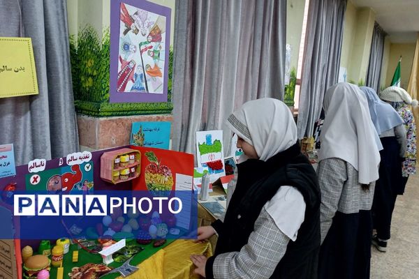 نمایشگاه فرهنگی_هنری و جشن ایرانمون در دبستان شهید آقچه‌لو رباط‌کریم