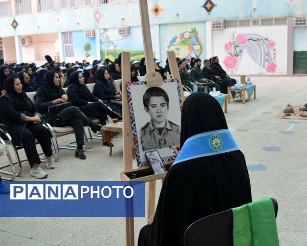 یادواره «لاله‌های روشن» در جم؛ بزرگداشت دانش‌آموز شهید حسین صافی در ریحانه‌النبی