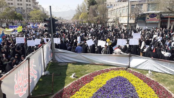 حضور پرشور مردم در راهپیمایی روز قدس