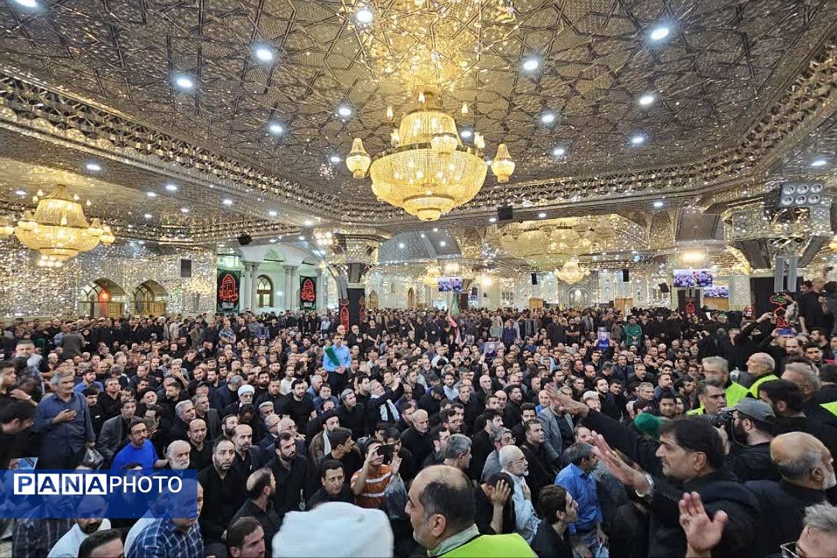 بدرقه یاران انقلاب در حرم حضرت عبدالعظیم (ع) شهرری