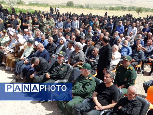 مراسم وداع با شهید «امین عسگری» در گهرو