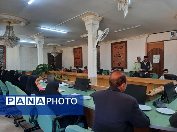 دیدار دانش آموزان پیشتاز با پرسنل نیروی انتظامی نیشابور