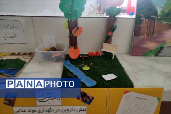 نمایشگاه آثار طرح جابر بن حیان در آموزشگاه معارف ۶ ناحیه ۳شیراز 