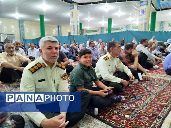 مراسم ویژه اولین سالگرد شهدای خدمت در شهرستان فلاورجان