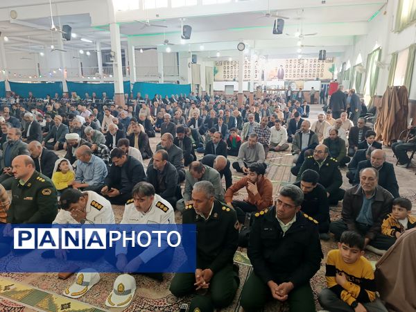 پایان یک ماه بندگی خداوند و نماز عید فطر در گناباد