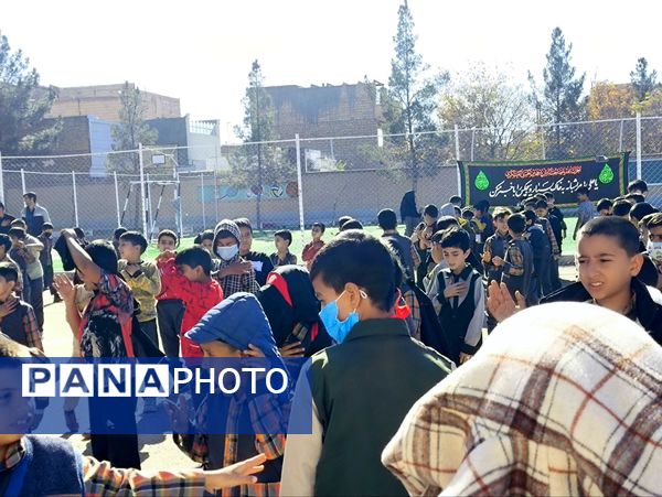  سوگواری شهادت حضرت زهرا (س) در دبستان شهید پسندیده فدافن