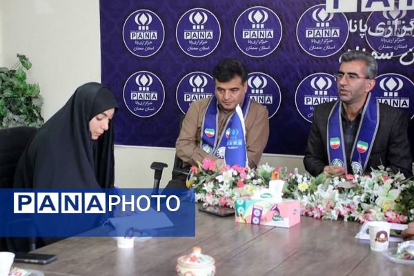 حضور مدیرکل آموزش و پرورش استان سمنان در جمع خبرنگاران پانا شهرستان سمنان