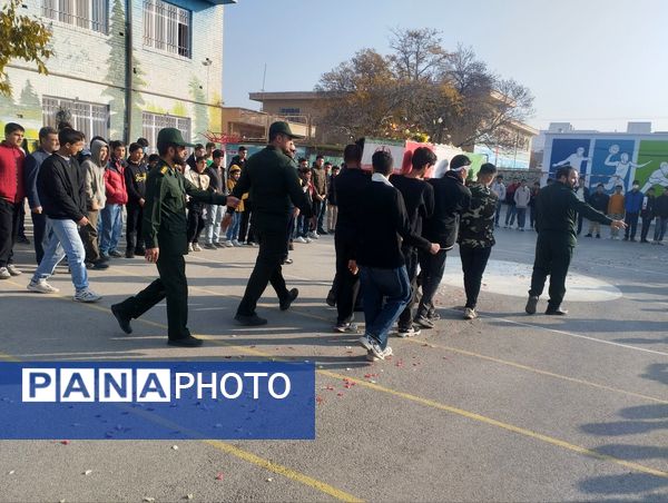 مدرسه فرزانگان شهرستان شیروان، میزبان شهدای گمنام