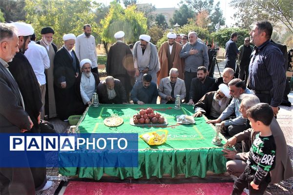 مراسم سالگرد تدفین شهدای گمنام موسسه علمی فرهنگی دارالحدیث قم