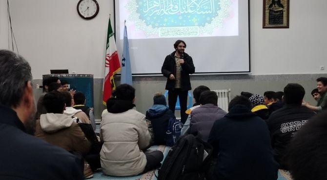 جشن میلاد حضرت زهرا (س) در مدرسه بهشتی