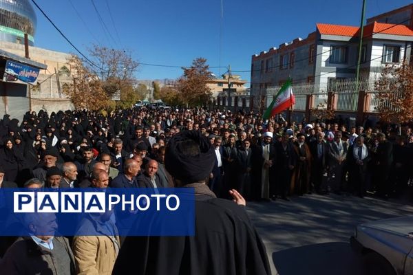 راهپیمایی جمعهٔ خشم در شهرستان نورآباد