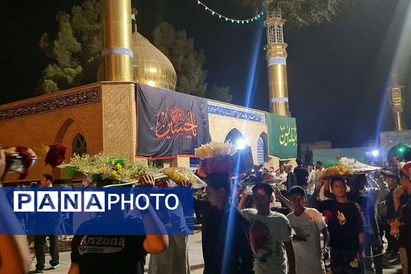 شهر پیشوا غرق در شور حسینی؛ طنین لبیک یا حسین در کوچه‌پس‌کوچه‌های دیار عاشقان