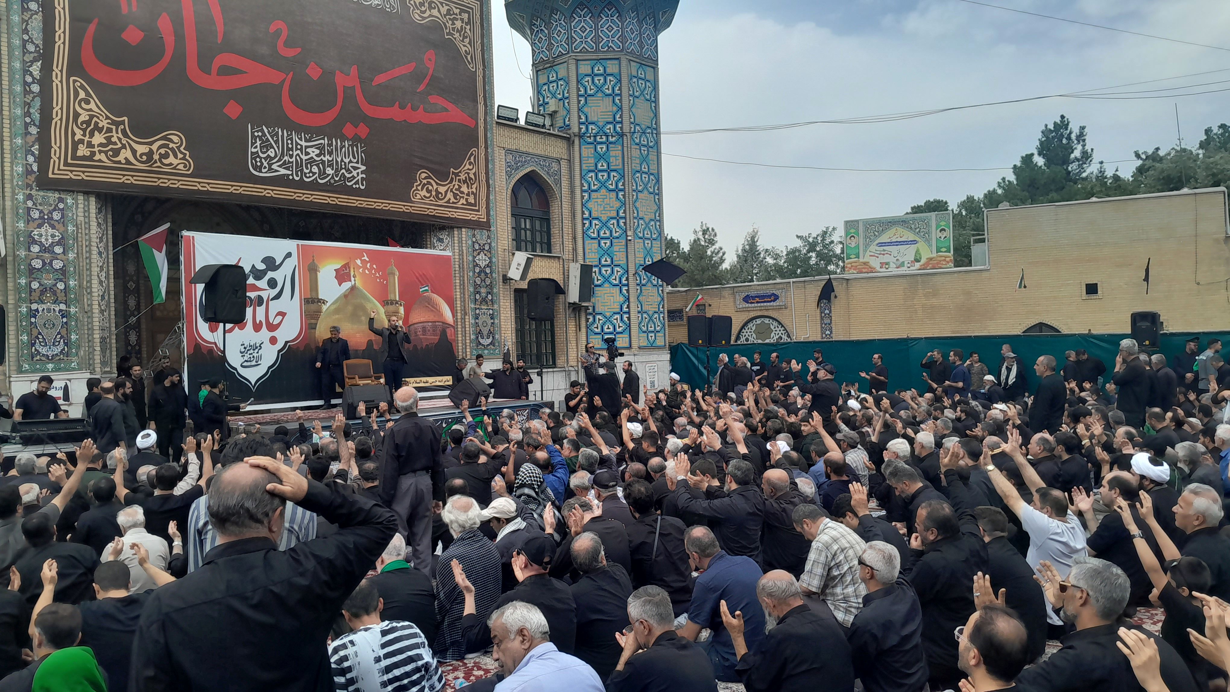 قدم‌به‌قدم با عاشقان و جاماندگان اربعین حسینی در کرج