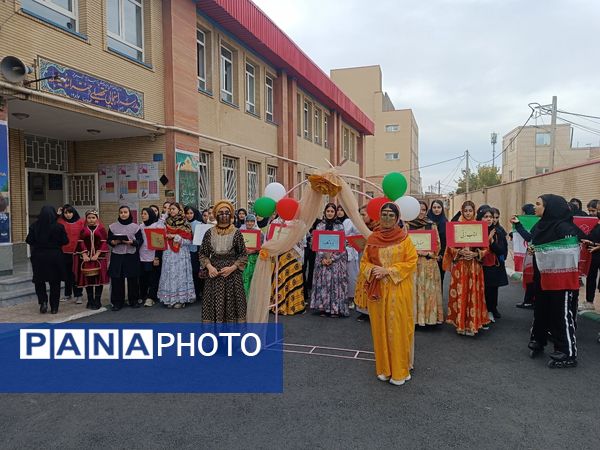 زنگ ورزش در دبیرستان نسیبه با حال و هوای المپیادی