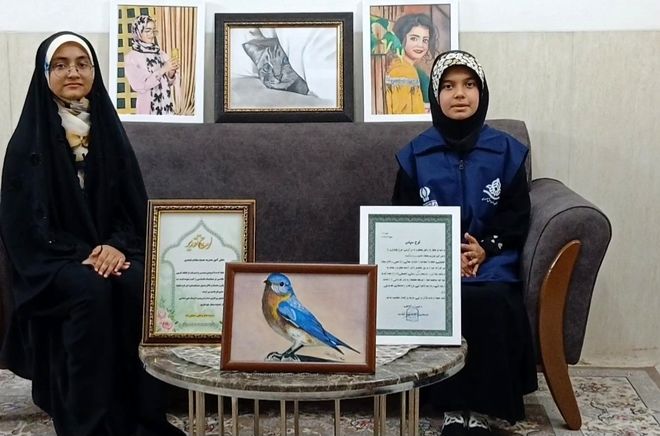 گفت‌وگوی خبرنگار پانا با دانش آموز نخبه‌ هنری 