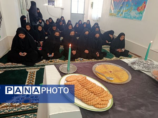 مراسم سوگواری شهادت حضرت فاطمه زهرا س در مدرسه گلشاد خلیل آباد 